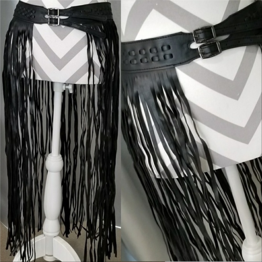 SEXY FRINGE MAXI BELT - Picture 3 of 4